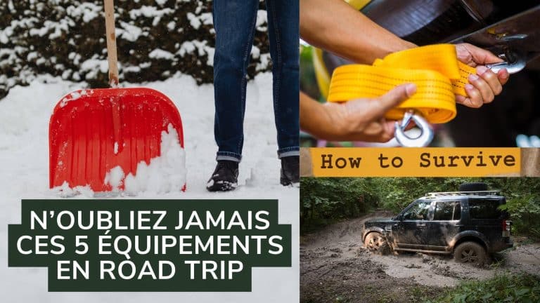 5 équipements qui peuvent vous sauver en road trip